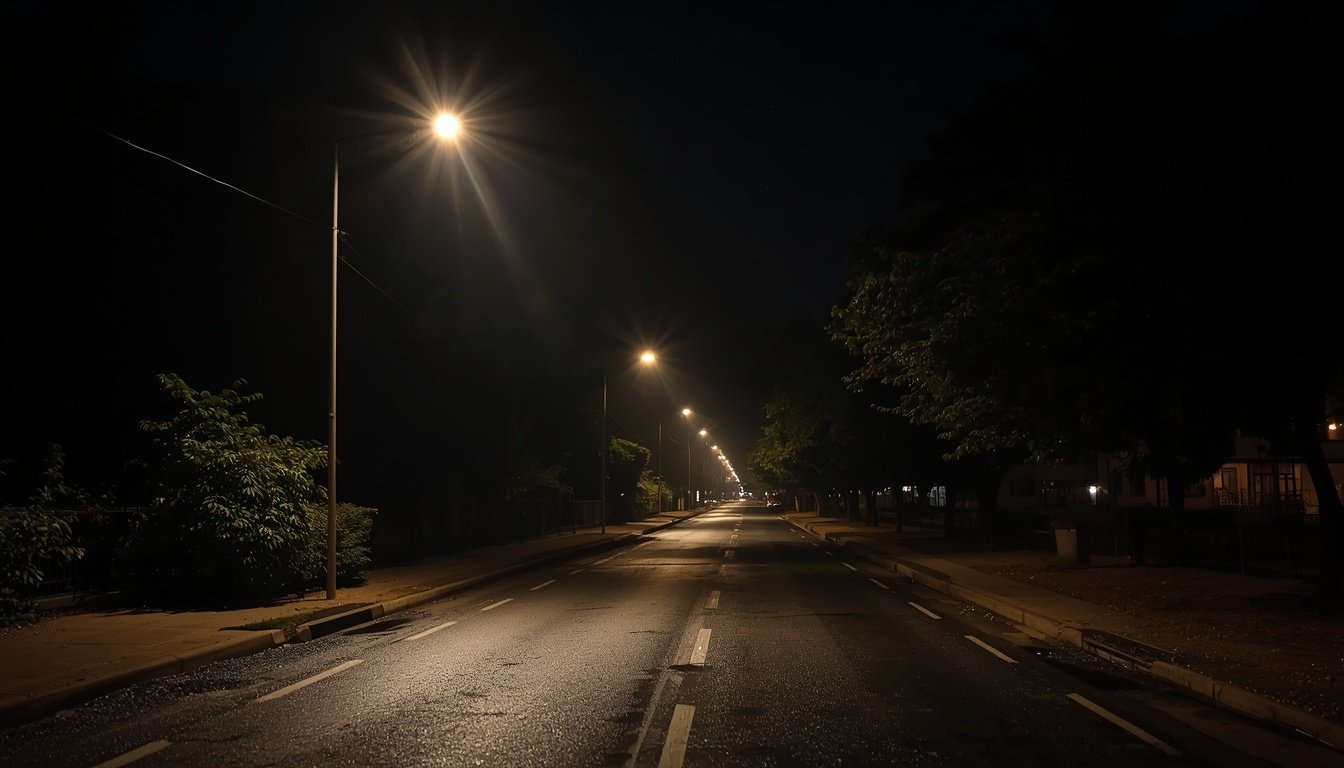 Exemplo de foto tirada com o Xiaomi 15T, mostrando a qualidade de cor e nitidez da câmera principal, de preferência em um ambiente com pouca luz para destacar o desempenho noturno.