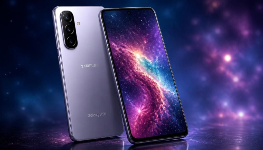 Moto Edge 60 Fusion e Galaxy A56 lado a lado, comparação de intermediários