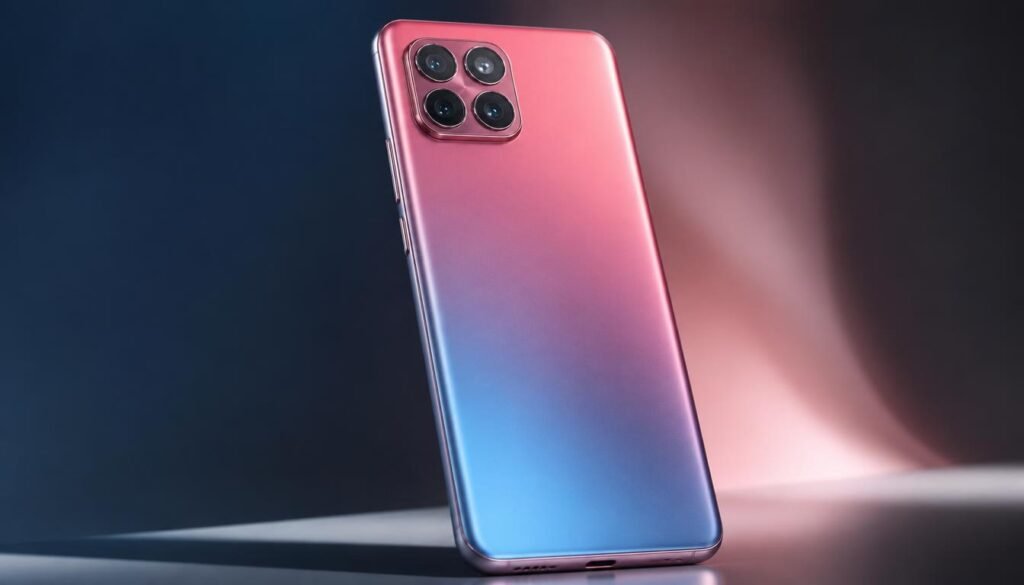 Moto Edge 60 Fusion visto de trás, design e câmera em destaque