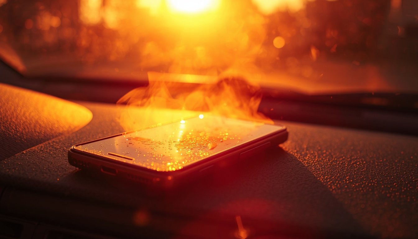 Celular esquentando muito no calor